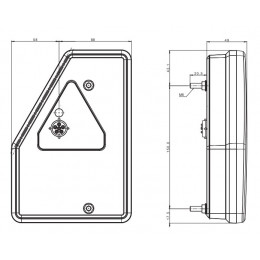 Задний фонарь ELE FT-277 LED