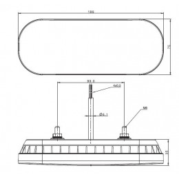 Задний фонарь ELE FT-320 LED
