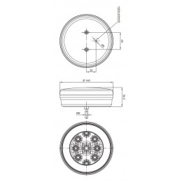 Фонарь заднего хода ELE FT-112 LED