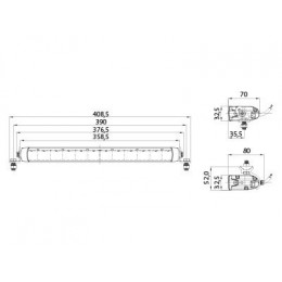 Балка светодиодная W-Light 12Х5ВТ 60ВТ